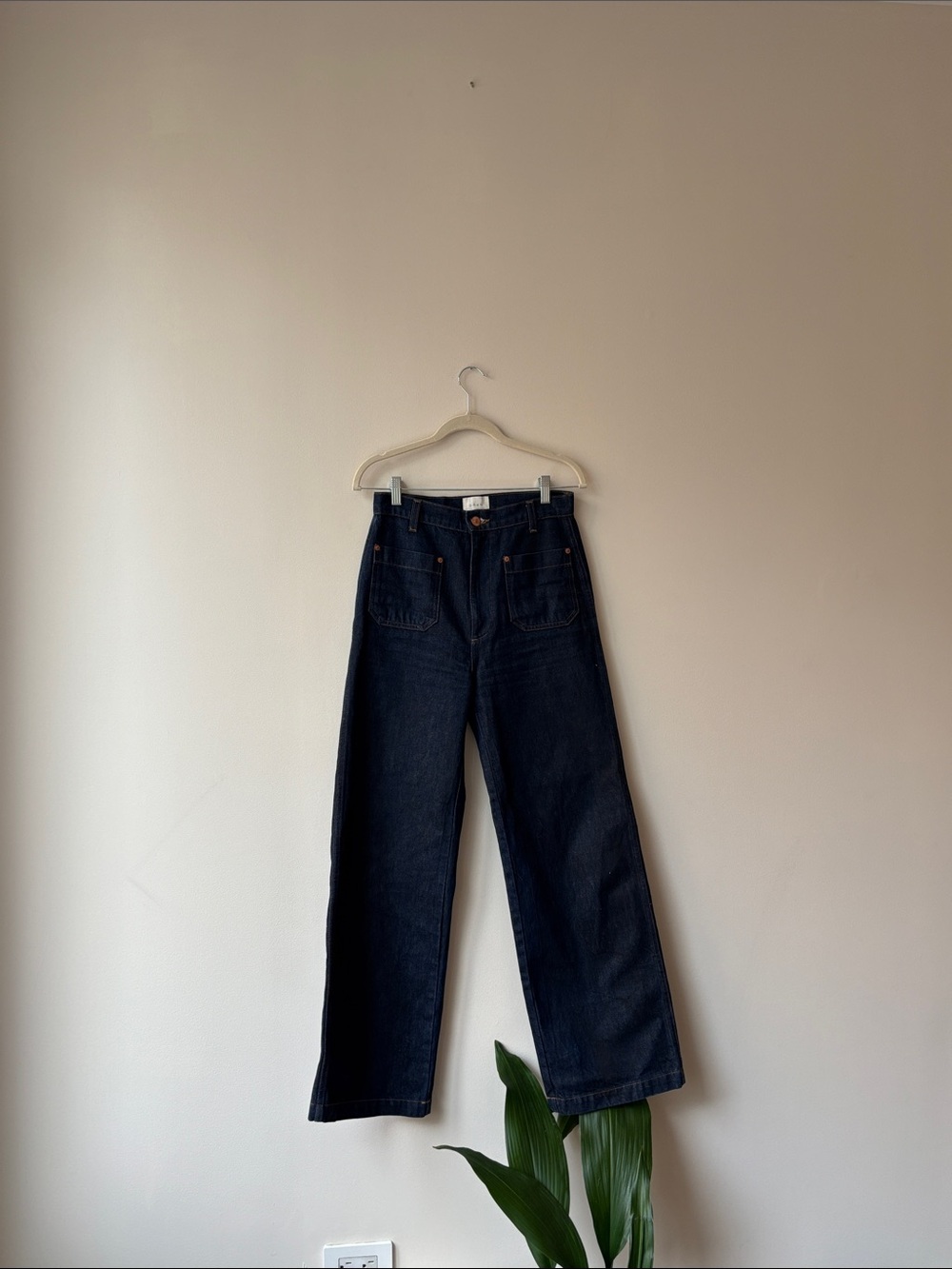 Dark Wash Wide Leg Jeans